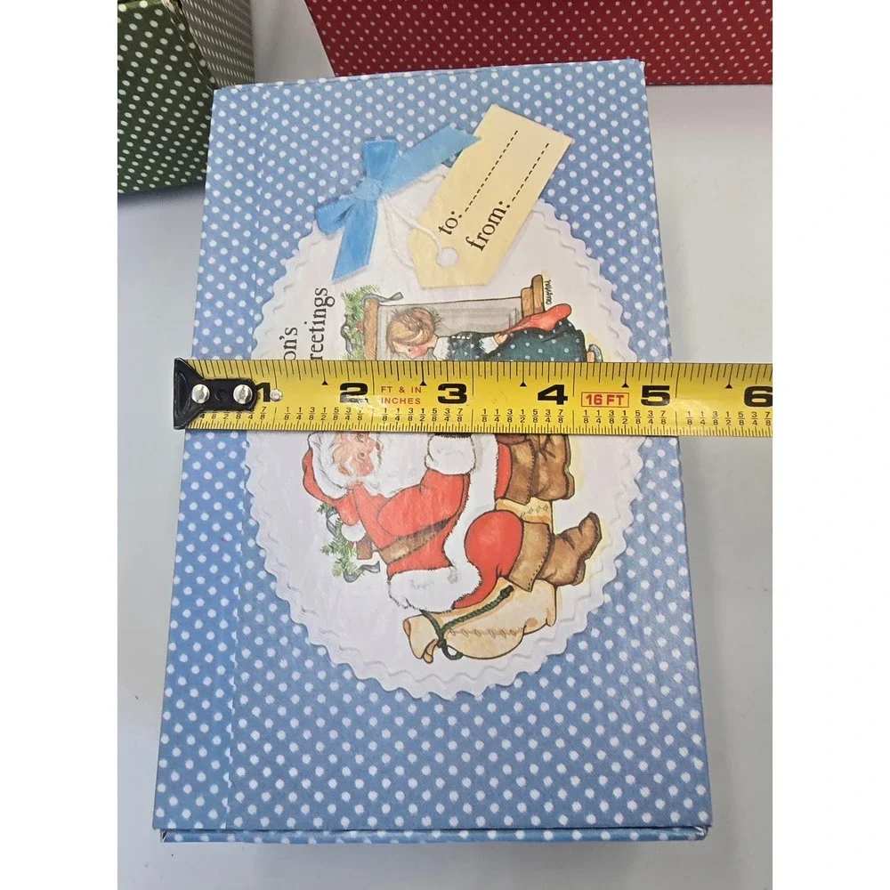 Vintage General Box Co. Christmas‎ Nestled Pencil Gift Box Set 3ct. NEW